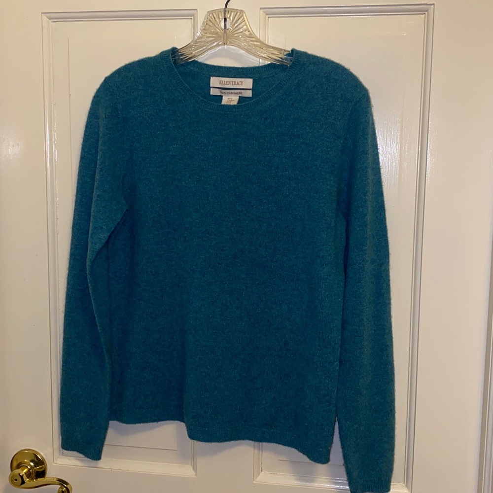 Ellen Tracy Pure Cashmere Sweater M Like new